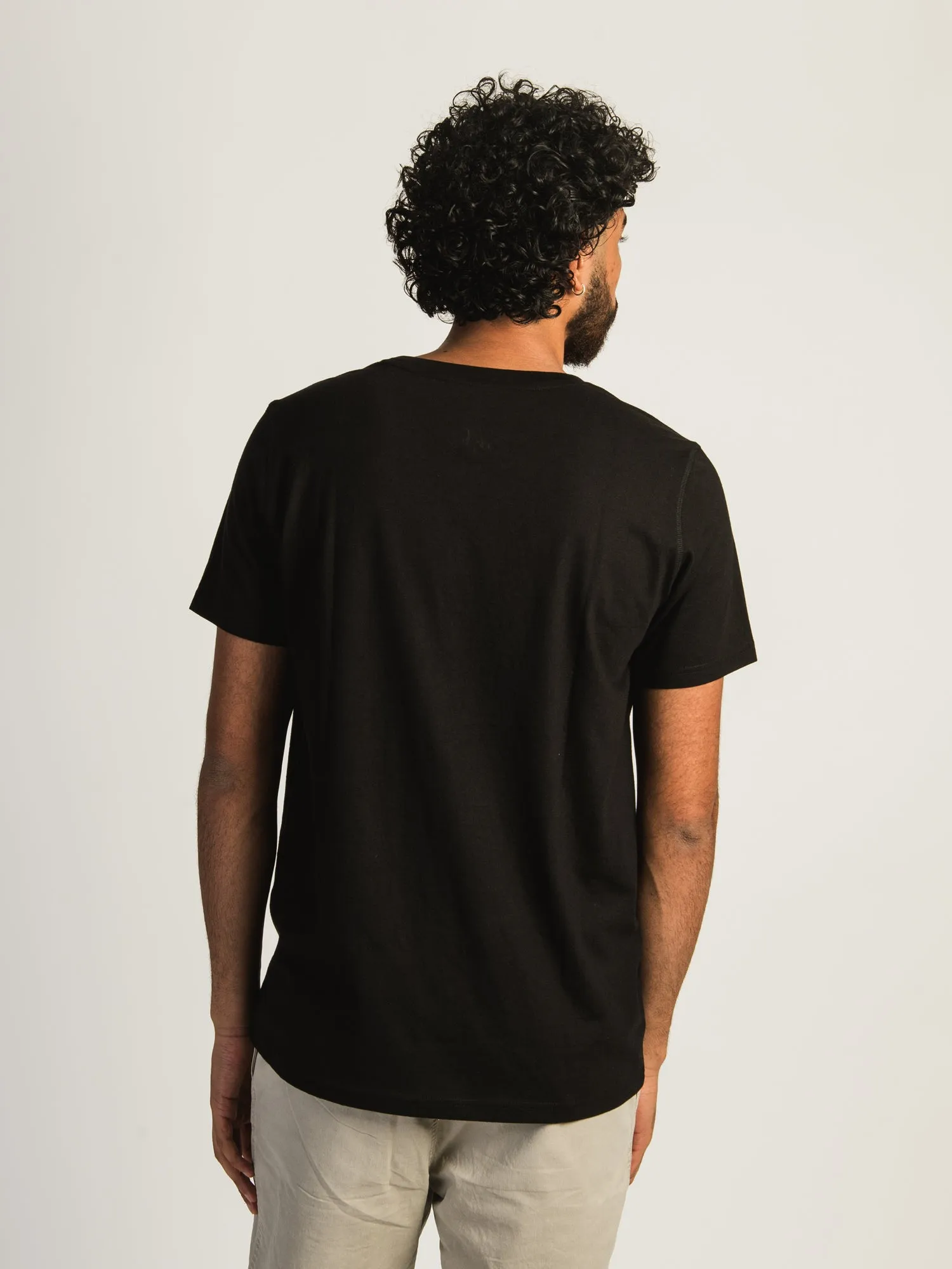 VICTOR V-NECK TEE - BLACK sold by Boathouse product image thumbnail 3