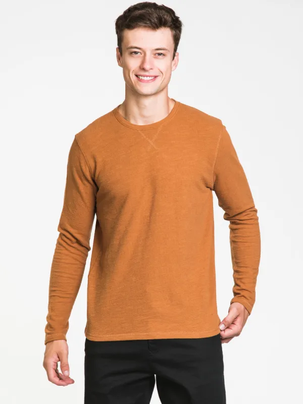 KOLBY LONG SLEEVE TEXTURE TEE - CLEARANCE sold by Boathouse