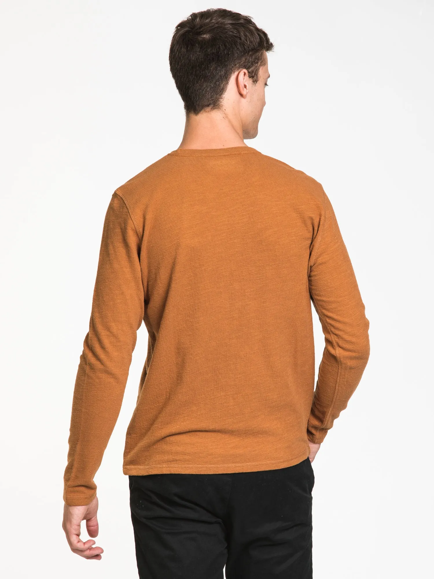 KOLBY LONG SLEEVE TEXTURE TEE - CLEARANCE sold by Boathouse product image thumbnail 2