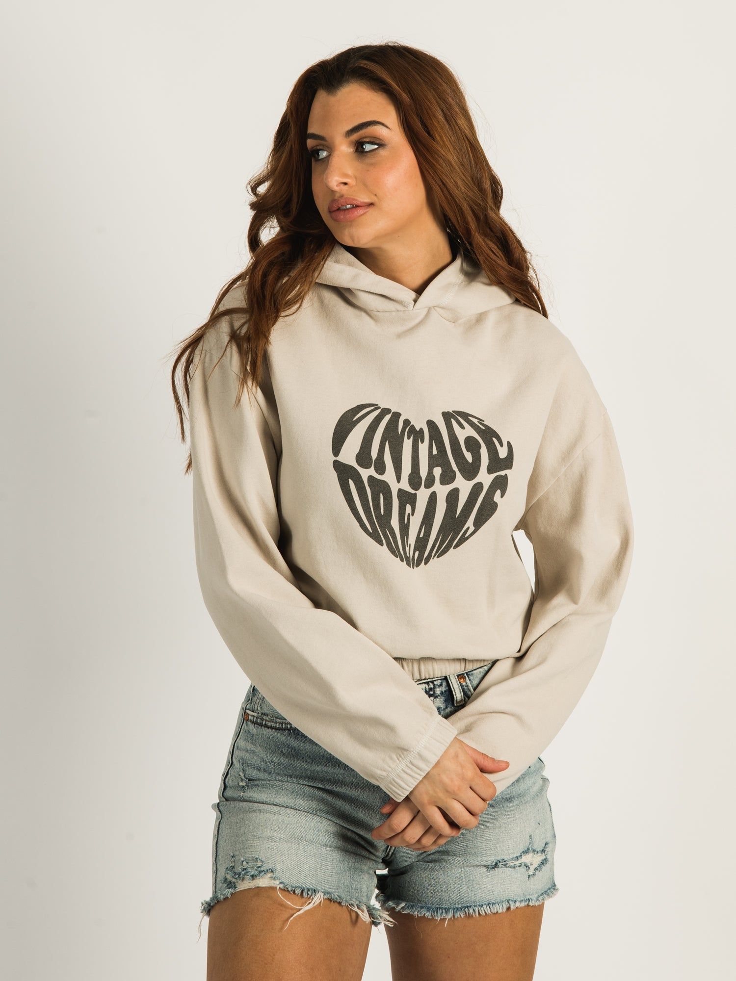 HARLOW HALLE POPOVER SCREEN HOODIE - CLEARANCE sold by Boathouse product image thumbnail 2
