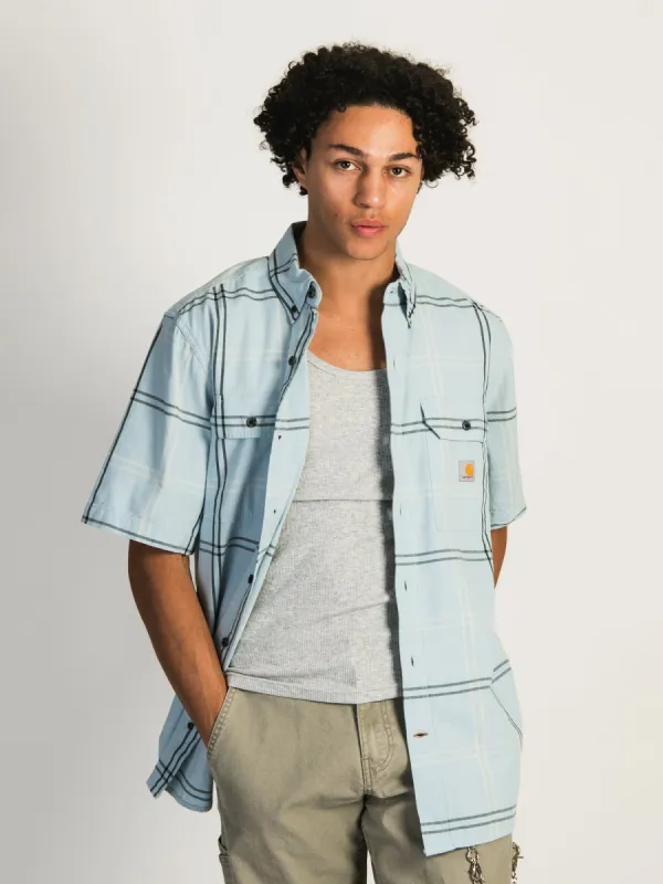 CARHARTT LOOSE FIT SHORT SLEEVE PLAID SHIRT - CLEARANCE sold by Boathouse