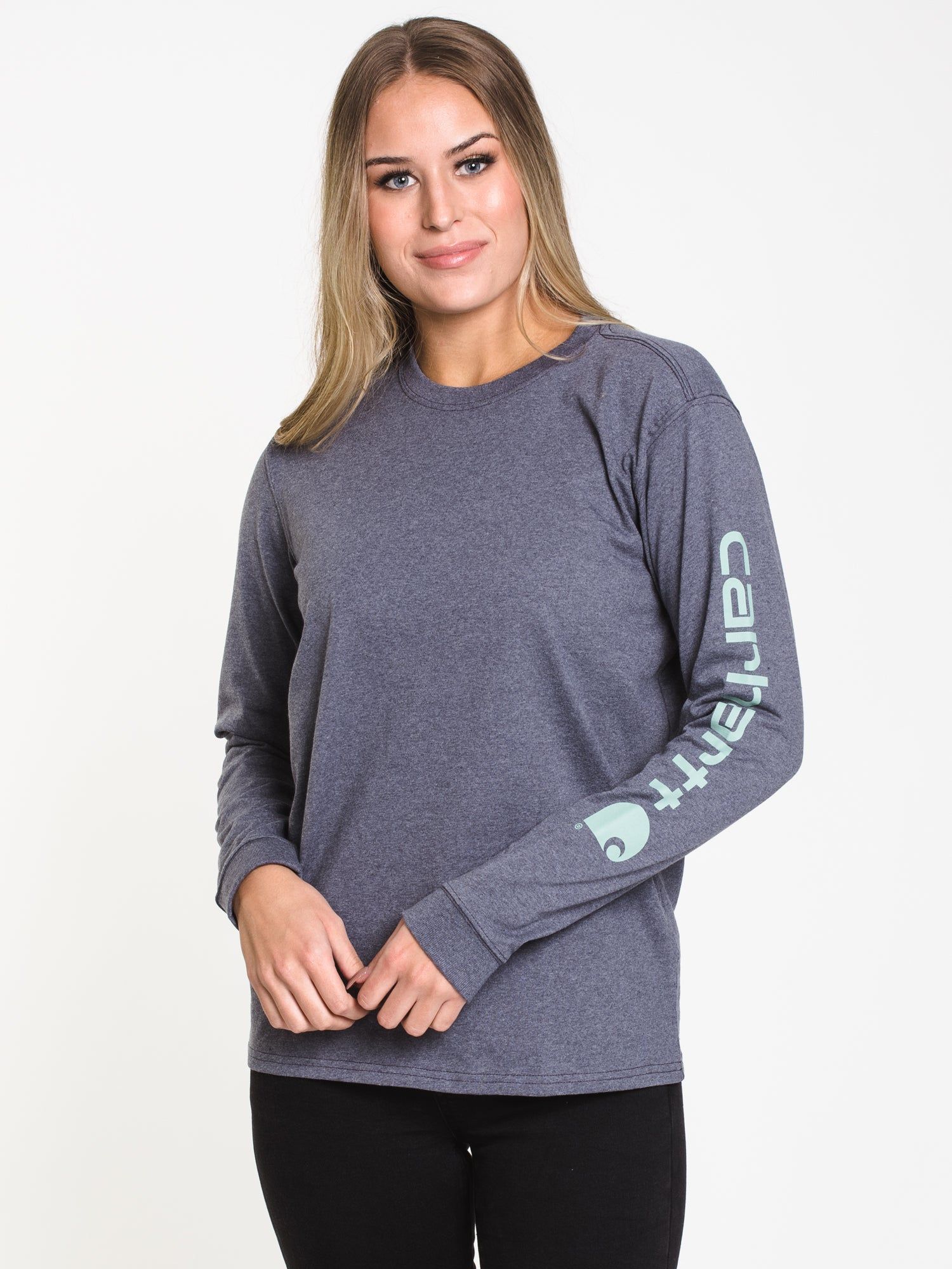 CARHARTT SLEEVE LOGO LONG SLEEVE T-SHIRT - CLEARANCE sold by Boathouse