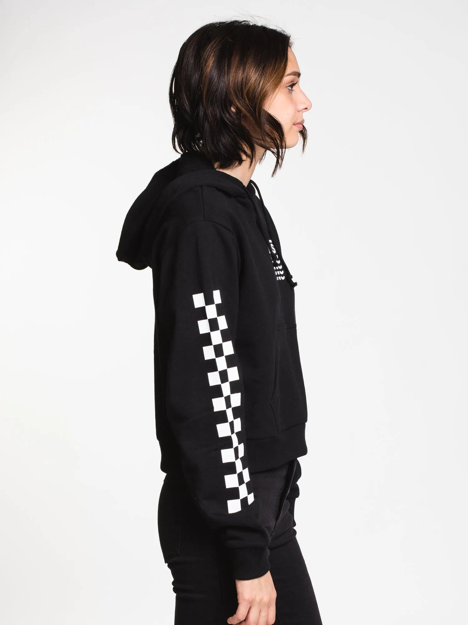 VANS WORD CHECK CROP PULLOVER HOODIE - CLEARANCE sold by Boathouse product image thumbnail 3