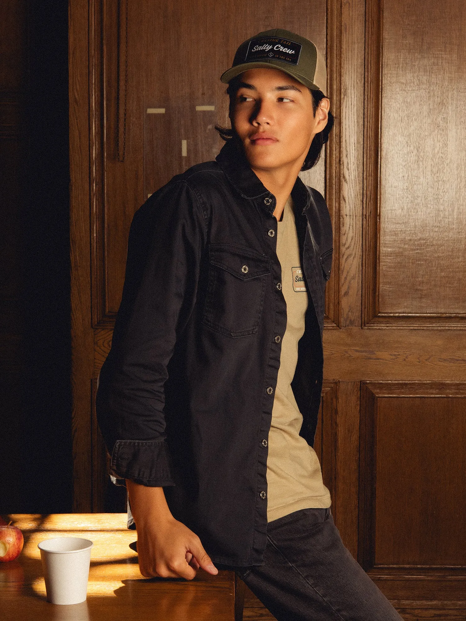 KOLBY DENIM OVERSHIRT sold by Boathouse