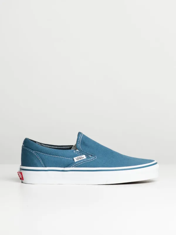 WOMENS VANS CLASSIC SLIP-ON NAVY CANVAS SHOES - CLEARANCE sold by Boathouse
