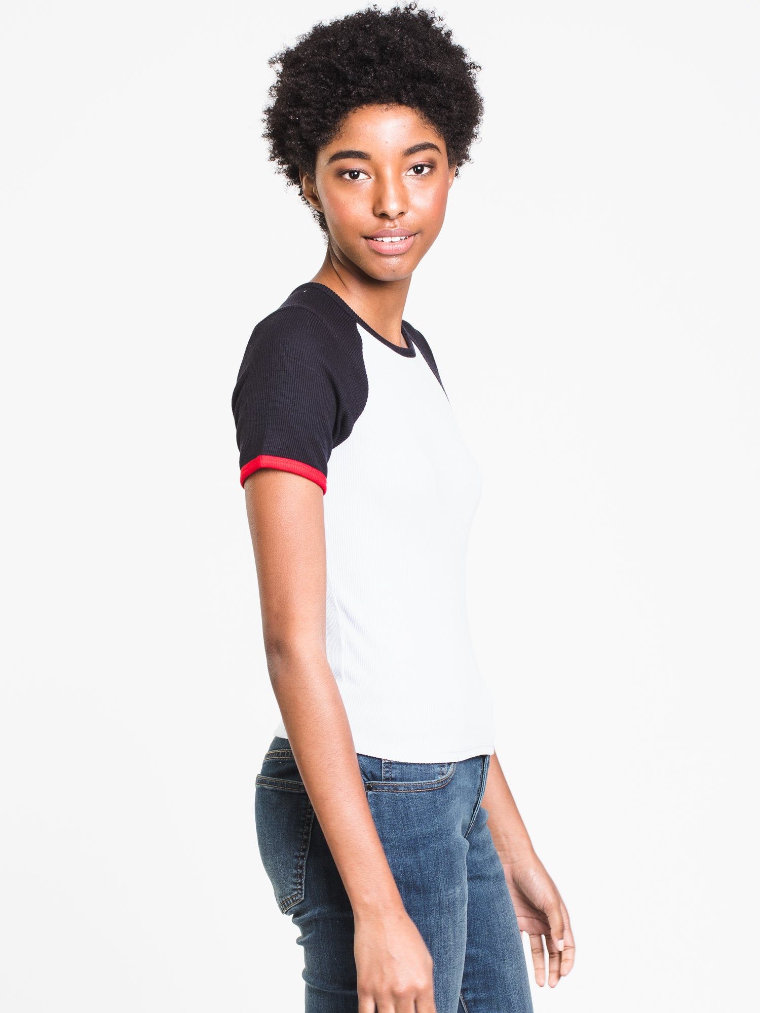 WOMENS SONIA RIBBED TEE - CLEARANCE sold by Boathouse product image thumbnail 2