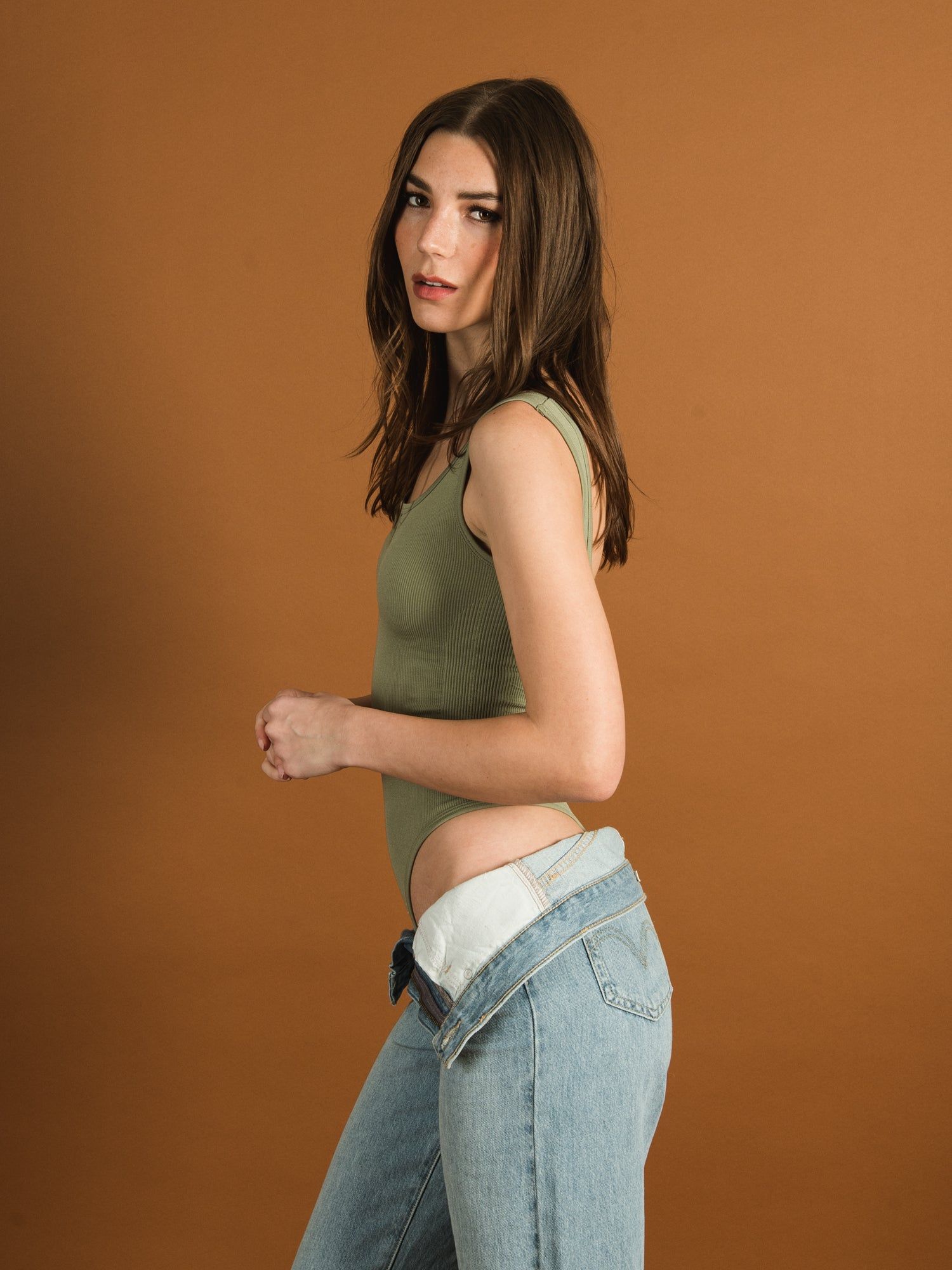 DYNAMIC SPLIT HEM BODYSUIT sold by Boathouse product image thumbnail 2