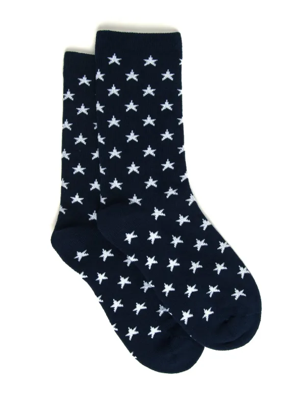 SCOUT & TRAIL STAR PRINT SOCK sold by Boathouse