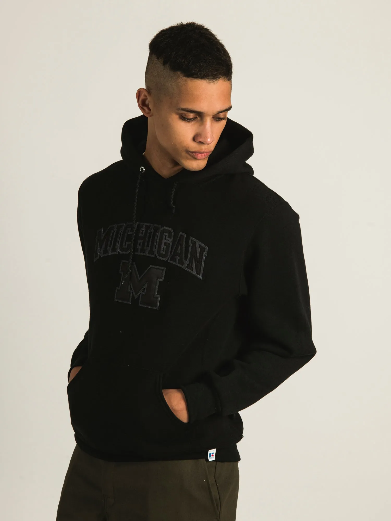 NCAA MICHIGAN TONAL PULLOVER HOODIE sold by Boathouse product image thumbnail 4