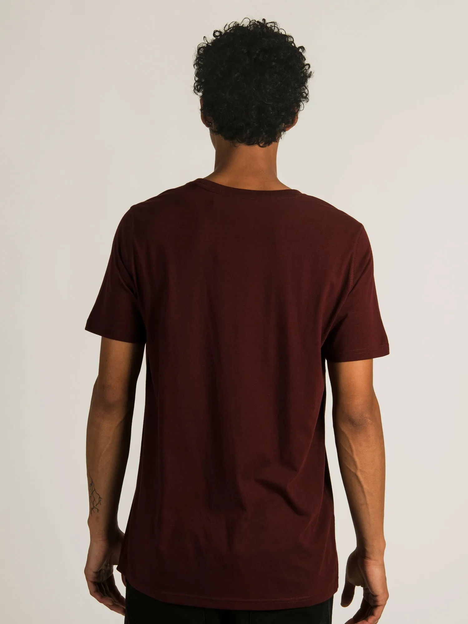 VICTOR CREWNECK TEE - PORT sold by Boathouse product image thumbnail 4