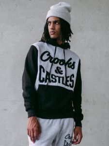 CROOKS & CASTLES REVERSE LOGO PULLOVER HOODIE  - CLEARANCE sold by Boathouse