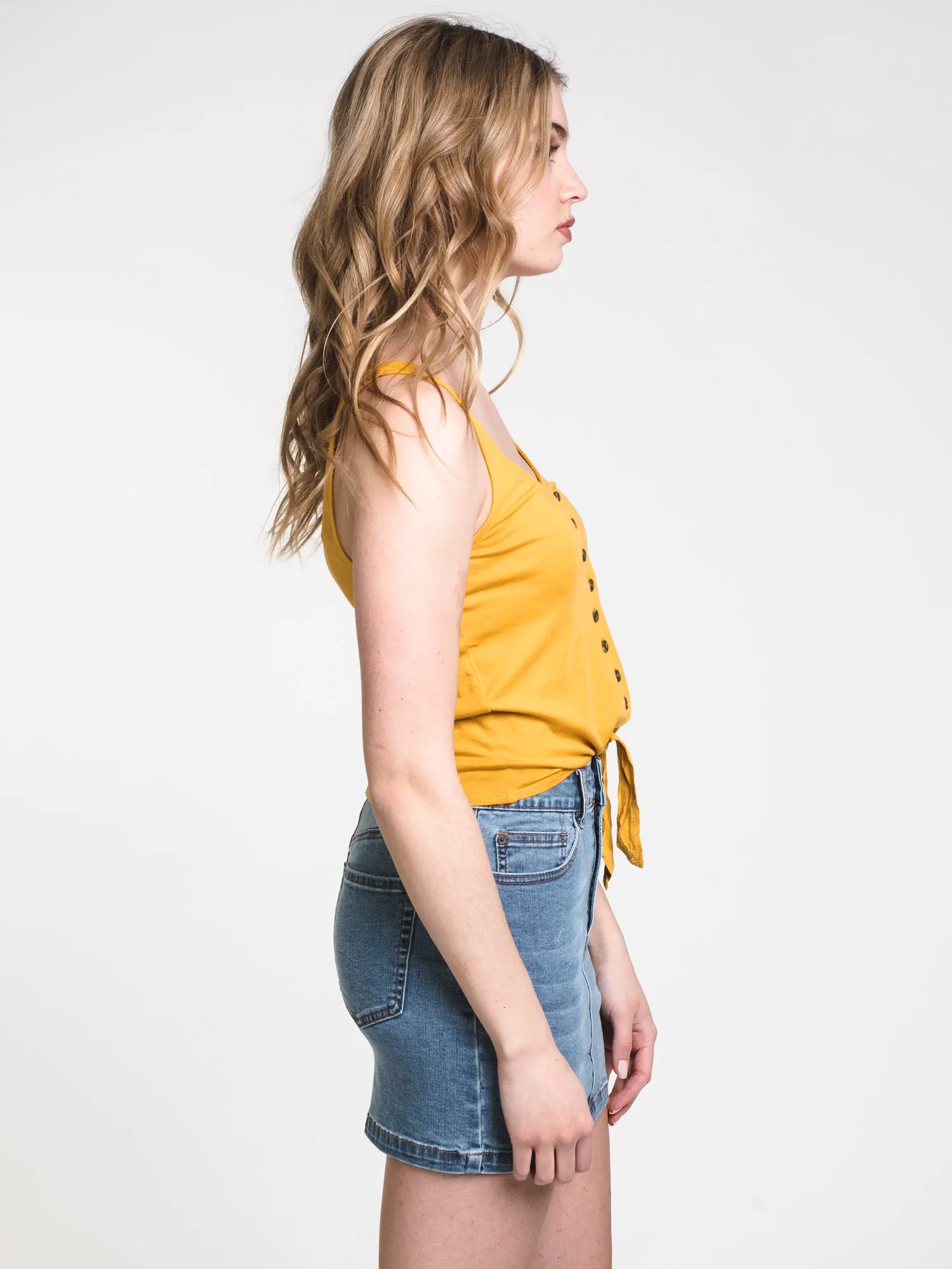 WOMENS ALICIA TIE UP SOLID TANK - CLEARANCE sold by Boathouse product image thumbnail 3