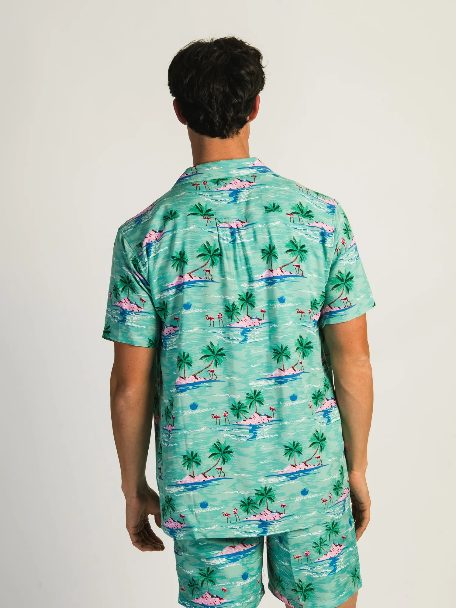 ISLAND HAZE ISLAND PALMS SHORT SLEEVE WOVEN - CLEARANCE sold by Boathouse product image thumbnail 2