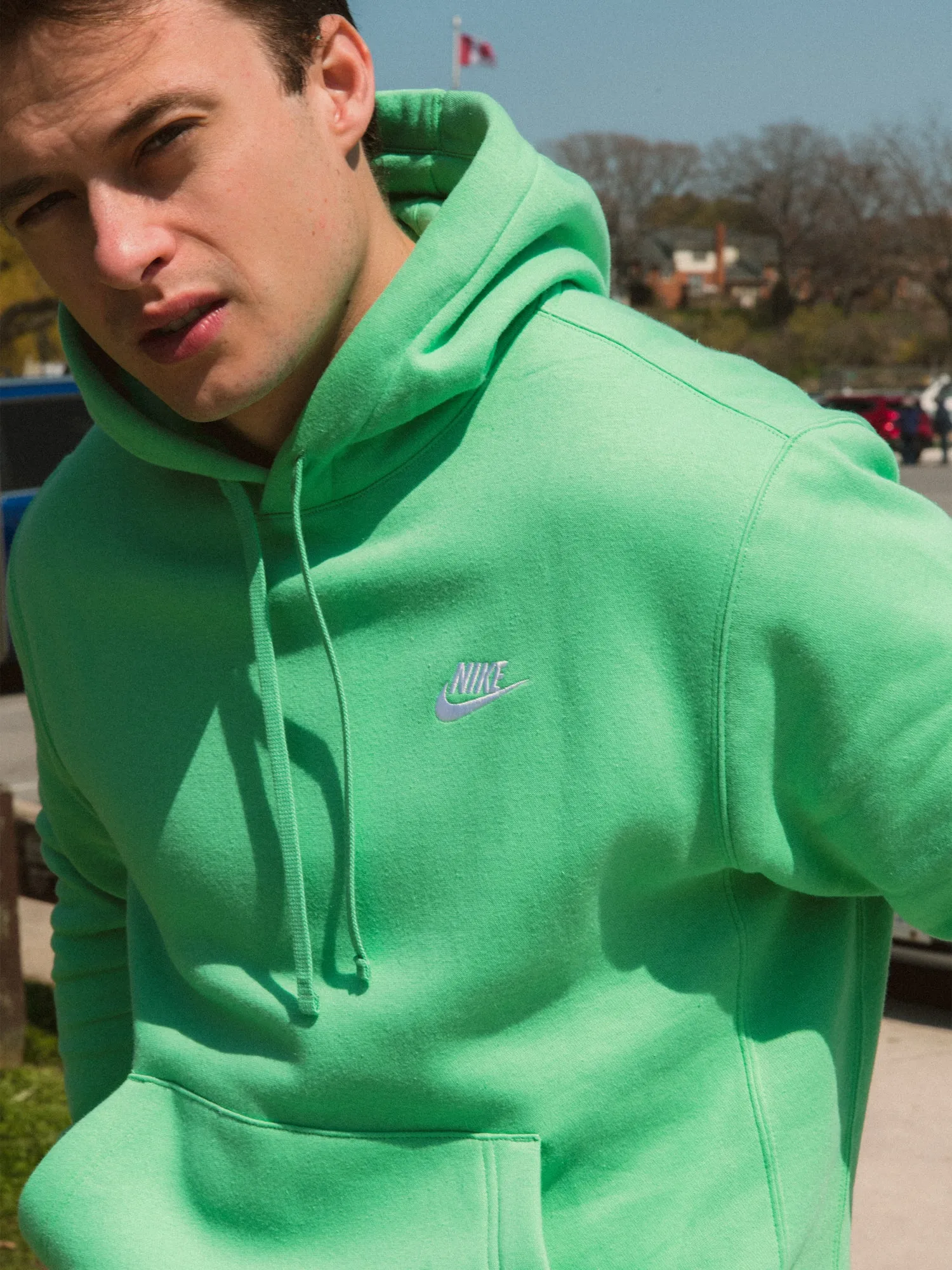 NIKE SPORTSWEAR CLUB PULL OVER HOODIE sold by Boathouse
