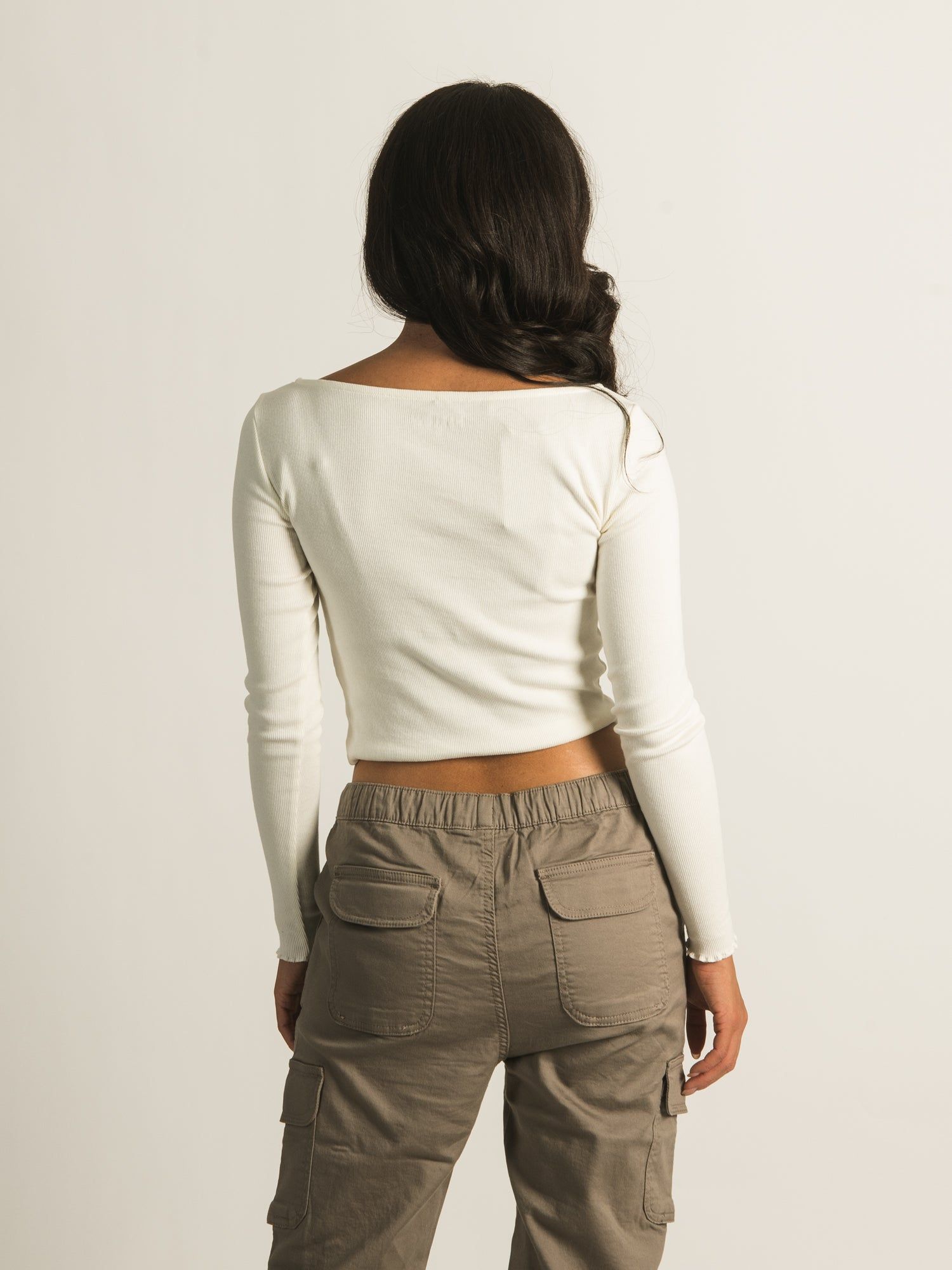 HARLOW KYLIE LONG SLEEVE VNECK - CLEARANCE sold by Boathouse product image thumbnail 4