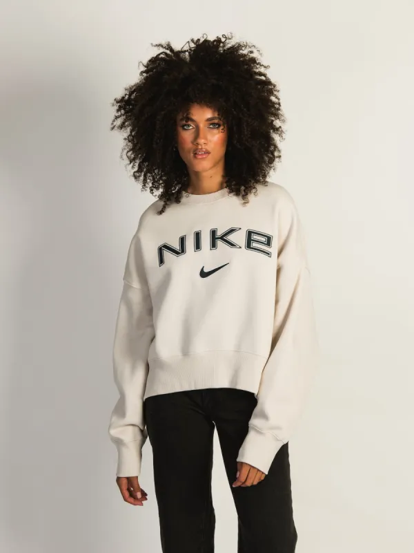 NIKE SPORTSWEAR PHOENIX FLEECE OVERSIZED LOGO CREWNECK sold by Boathouse