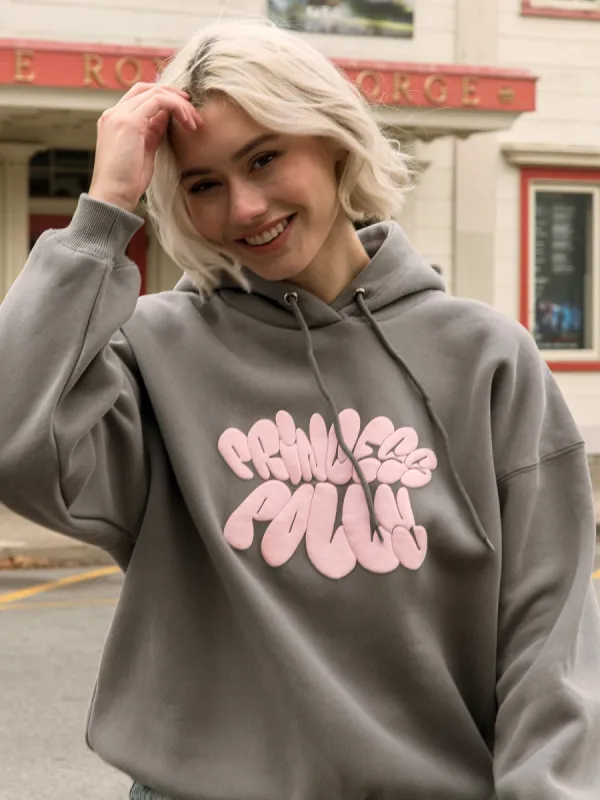 PRINCESS POLLY PRINCESS POLLY BUBBLE TEXT HOODIE sold by Boathouse