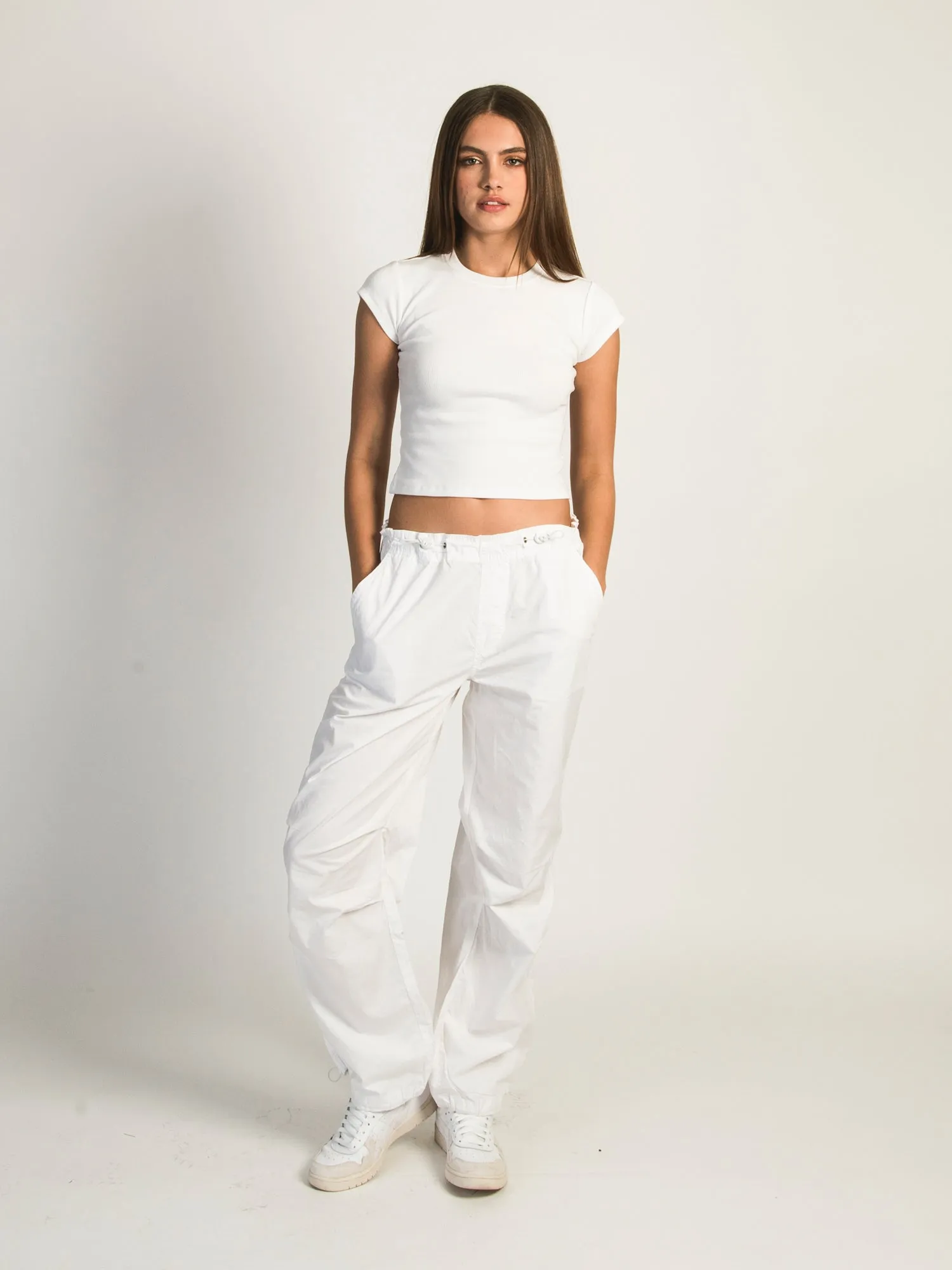 HARLOW BELLA PARACHUTE PANT - WHITE - CLEARANCE sold by Boathouse product image thumbnail 2
