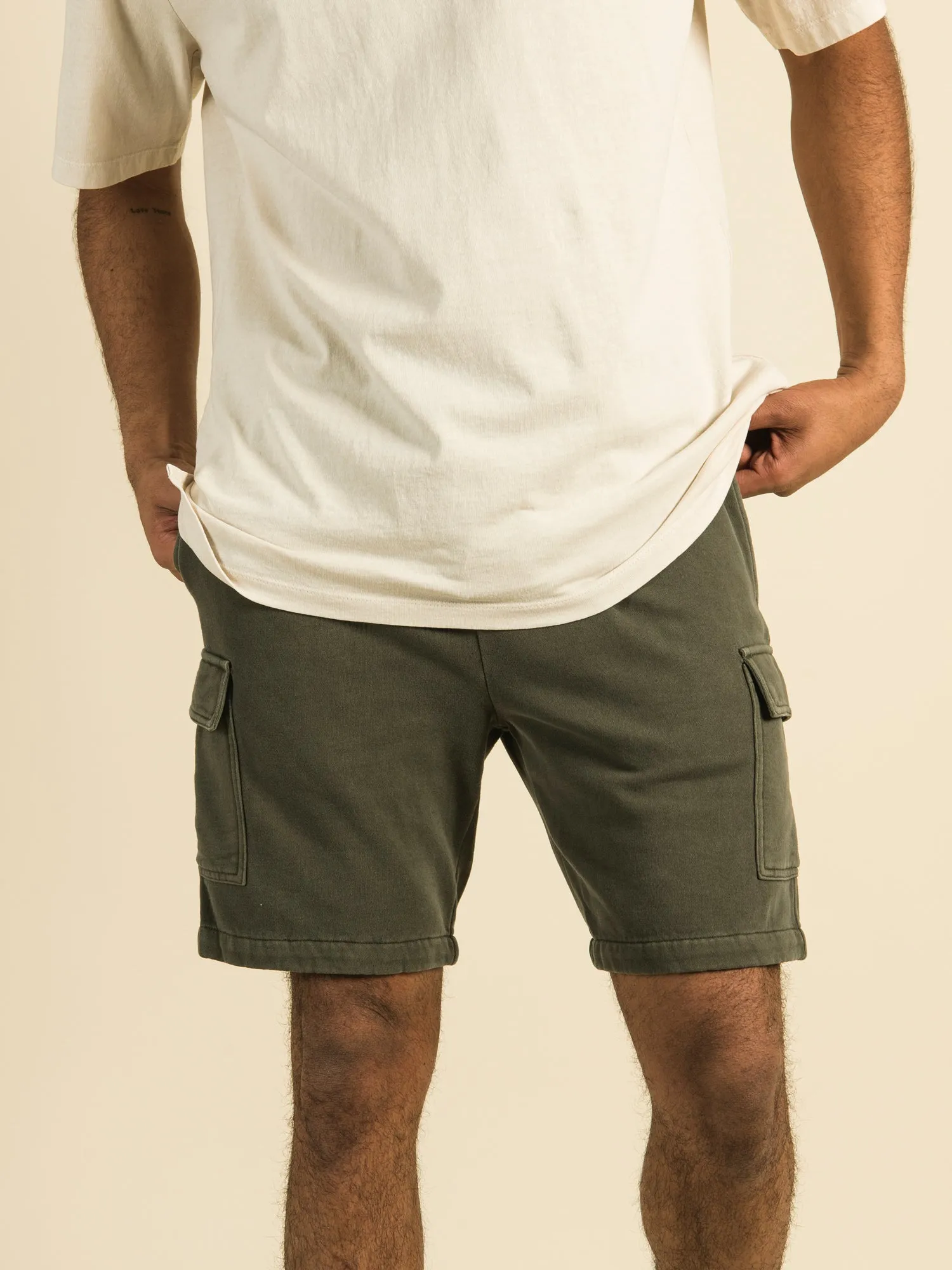 KOLBY GARMENT DYE FLEECE CARGO SHORT - CLEARANCE sold by Boathouse