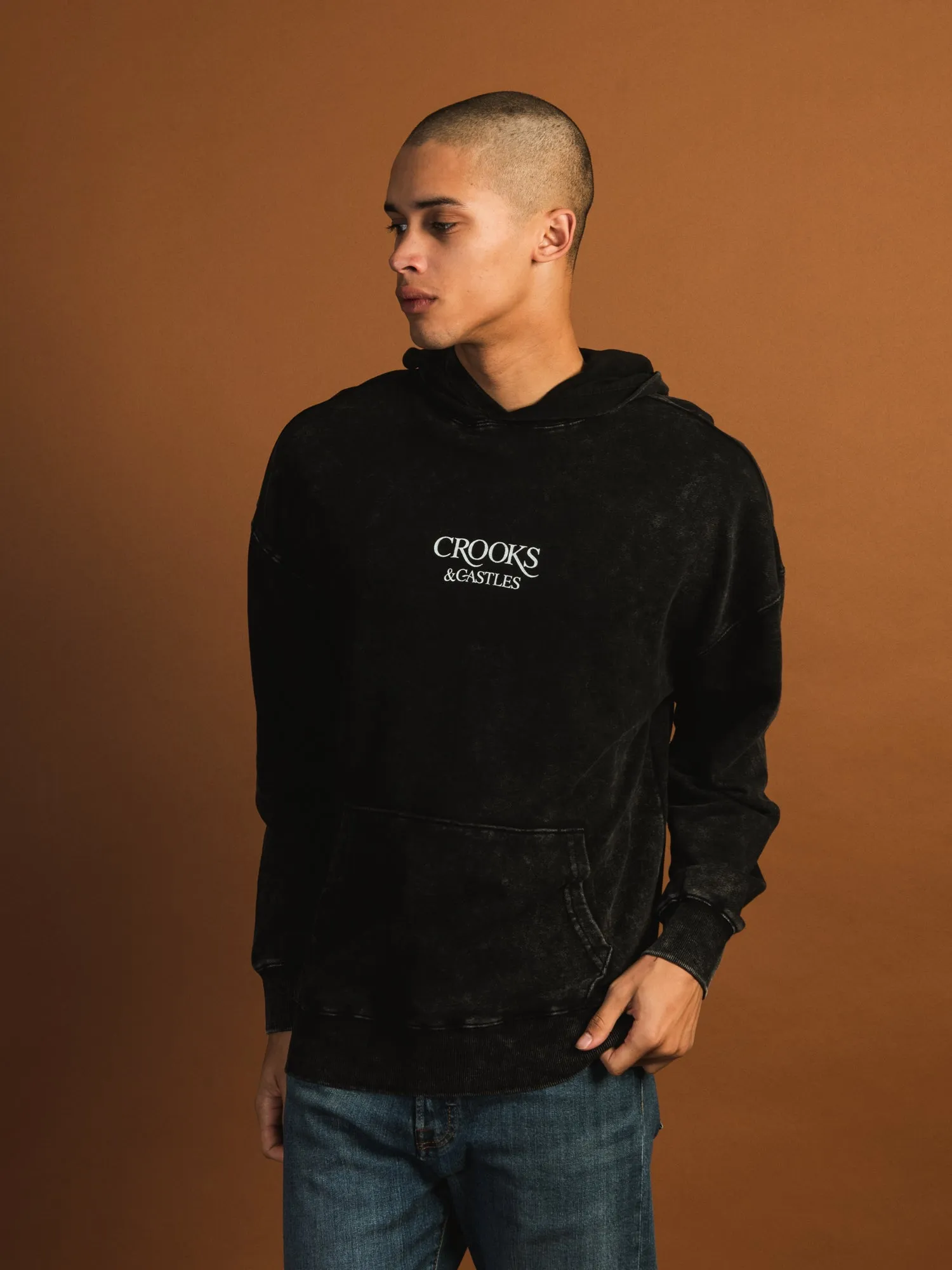 CROOKS & CASTLES NEW MEDUSA ACID WASH PULLOVER HOODIE sold by Boathouse product image thumbnail 2