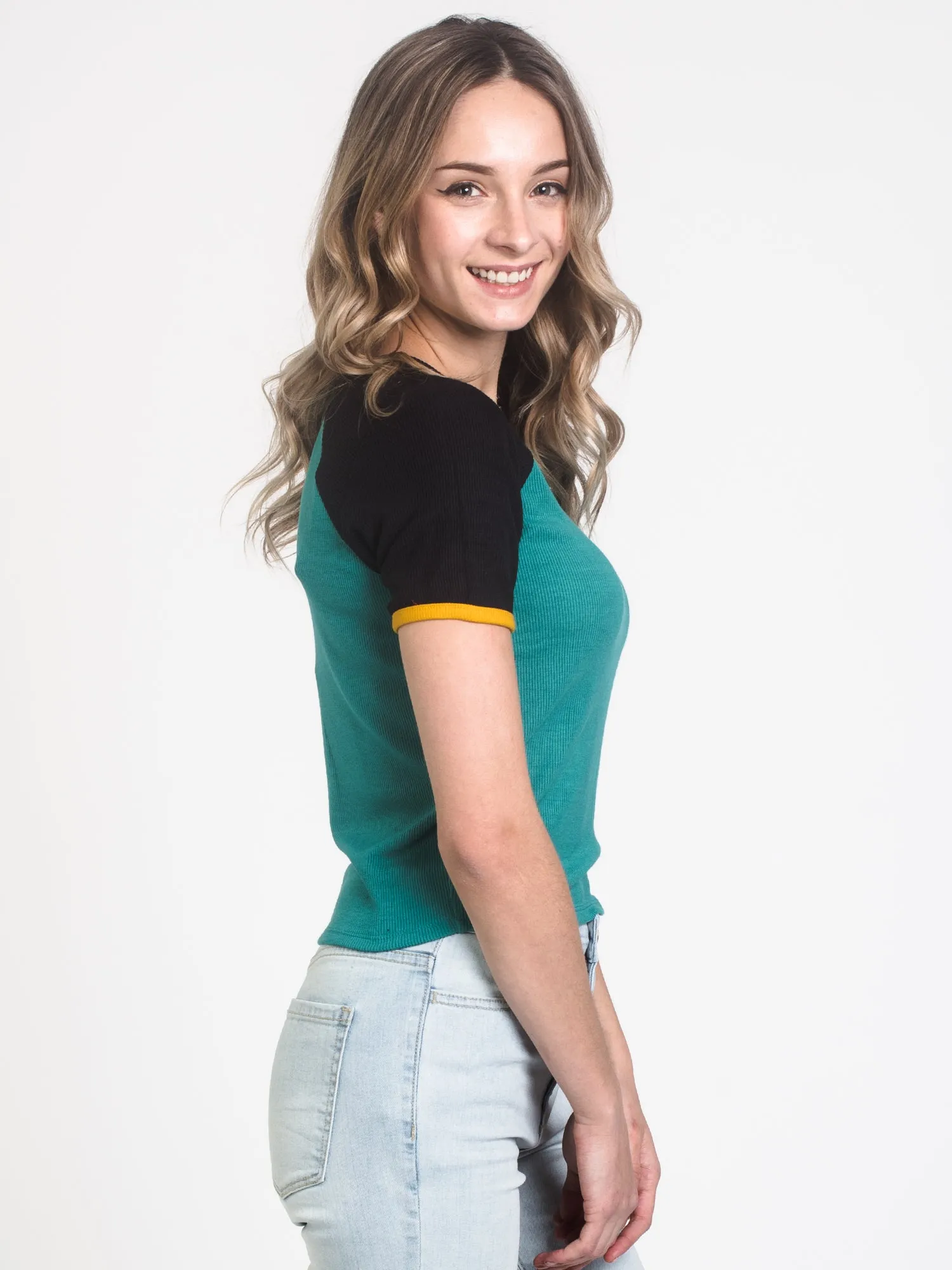 WOMENS SONIA RIBBED TEE - CLEARANCE sold by Boathouse product image thumbnail 3