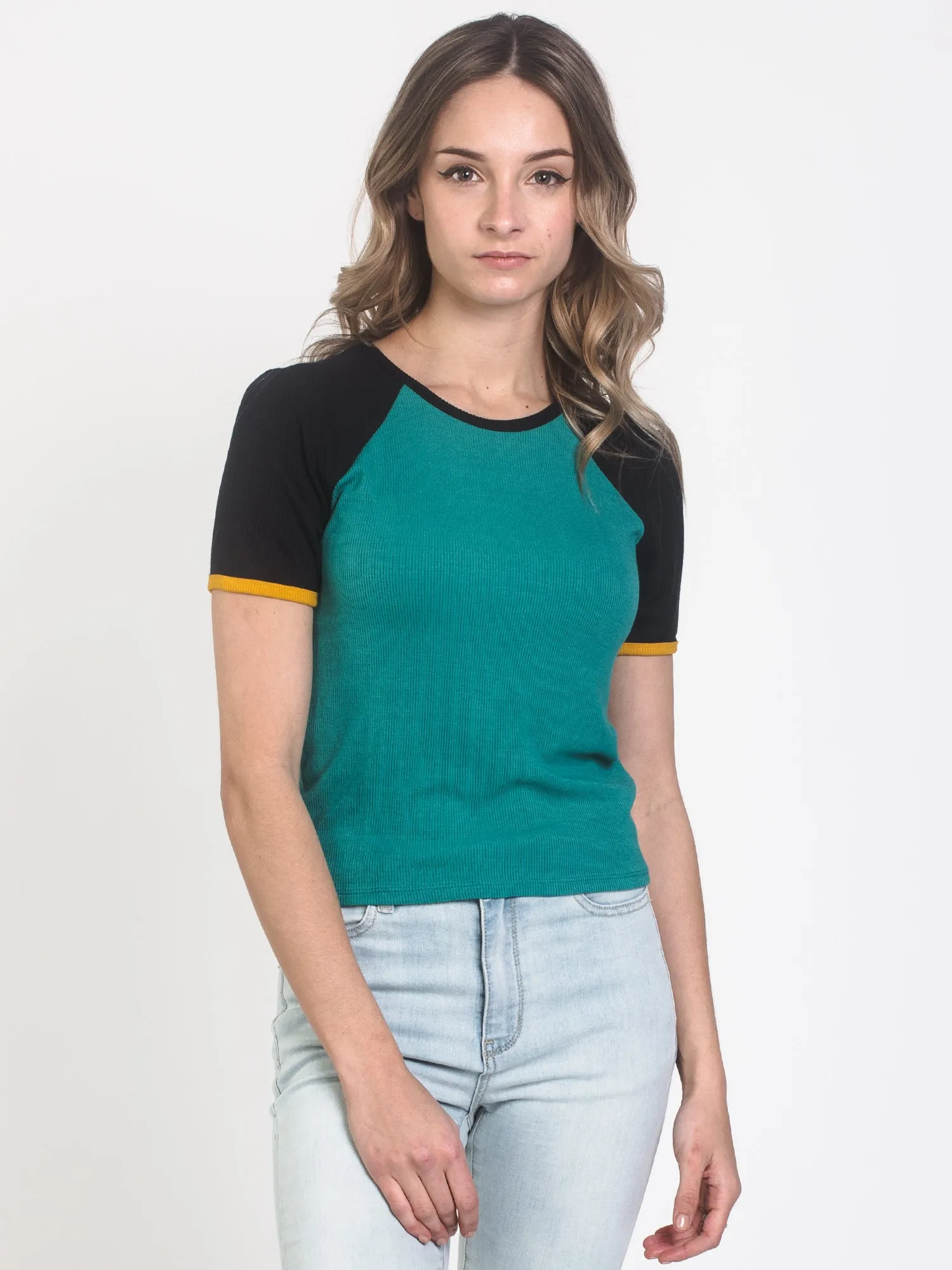 WOMENS SONIA RIBBED TEE - CLEARANCE sold by Boathouse