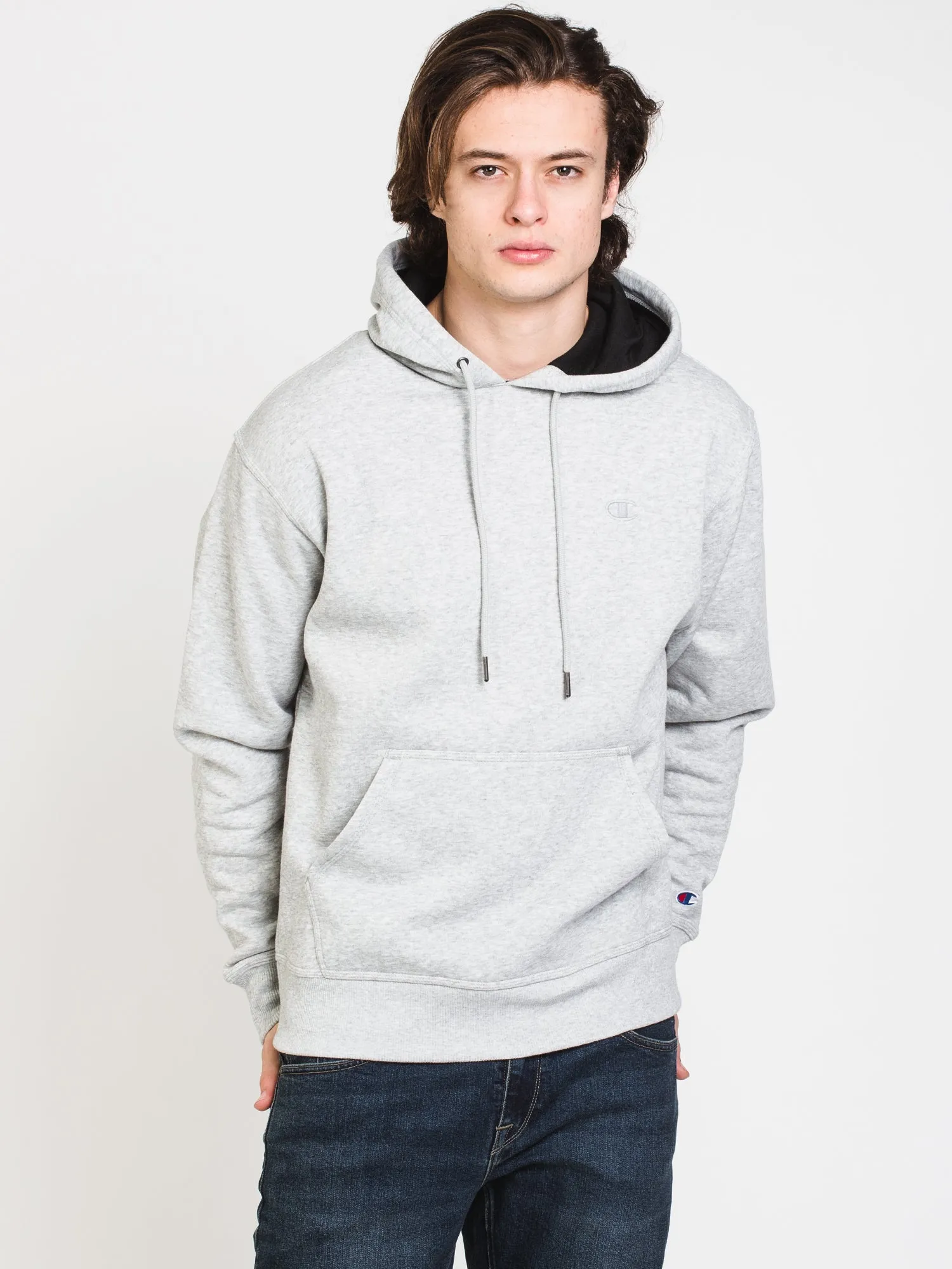 CHAMPION POWERBLEND FLEECE EMBROIDERED C HOODIE - CLEARANCE sold by Boathouse