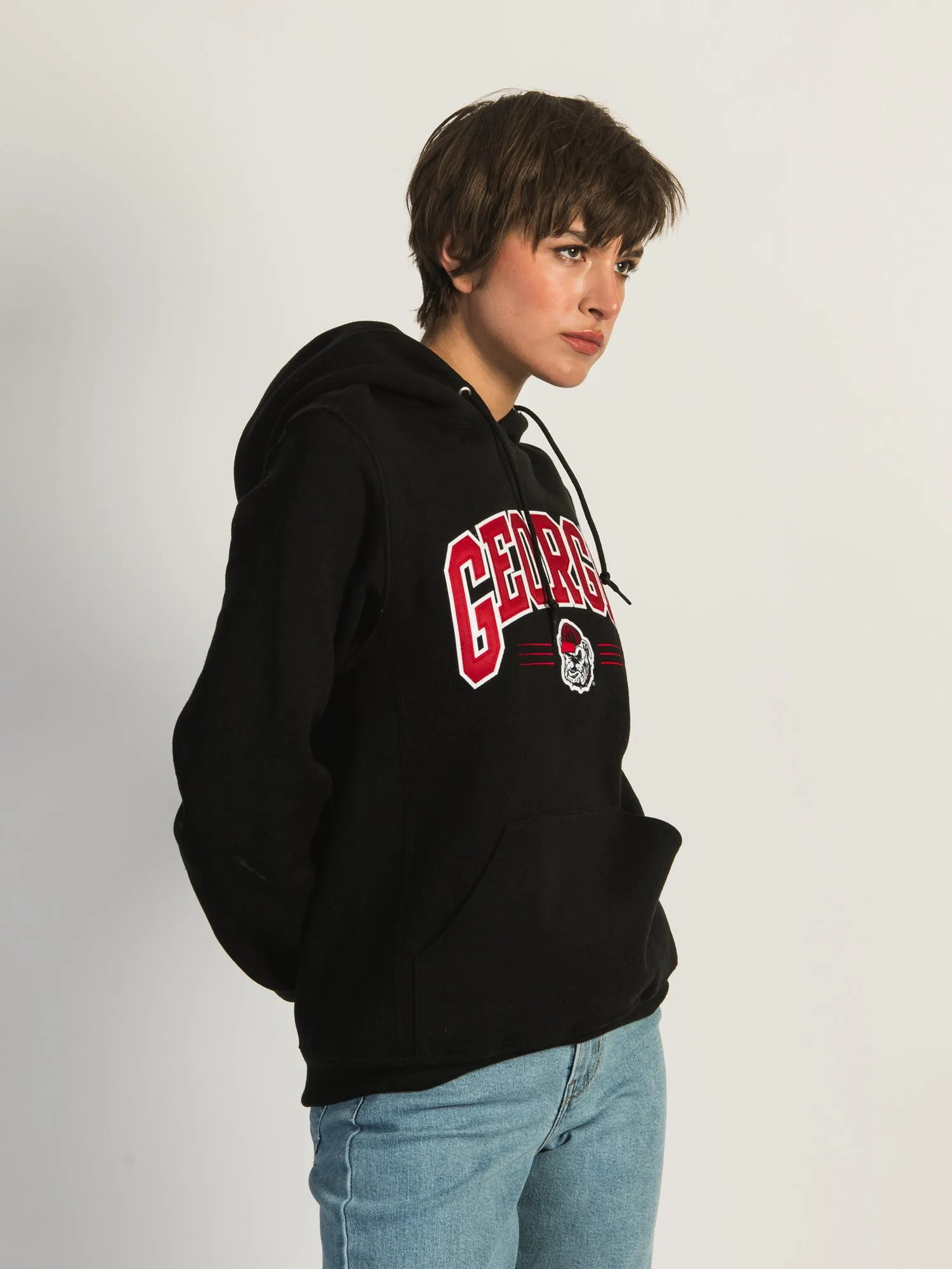 NCAA RUS GEORGIA PULLOVER HOODIE sold by Boathouse product image thumbnail 4