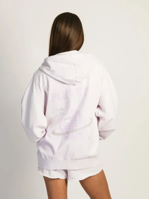 HARLOW MARIAH PRINT ZIP HOODIE - PLANET DISCO - CLEARANCE sold by Boathouse
