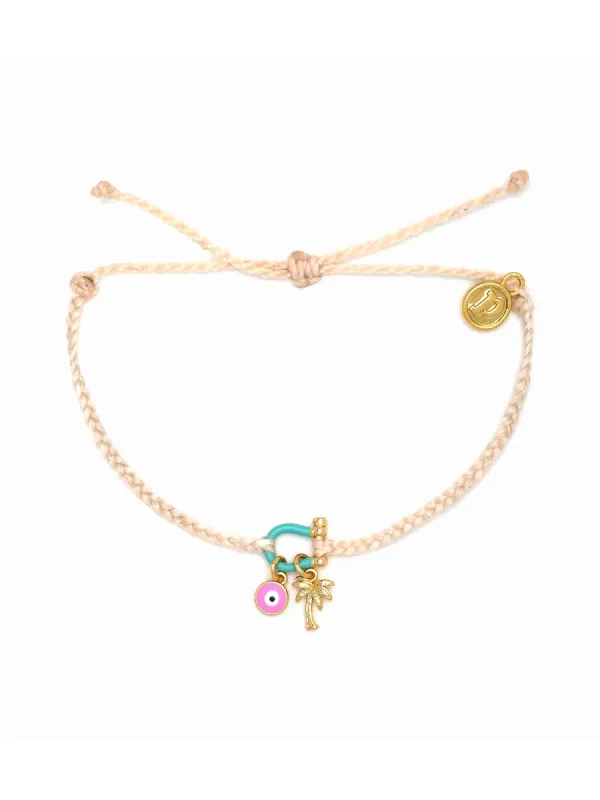 PURA VIDA BONNE CHANCE BRACELET - VANILA sold by Boathouse