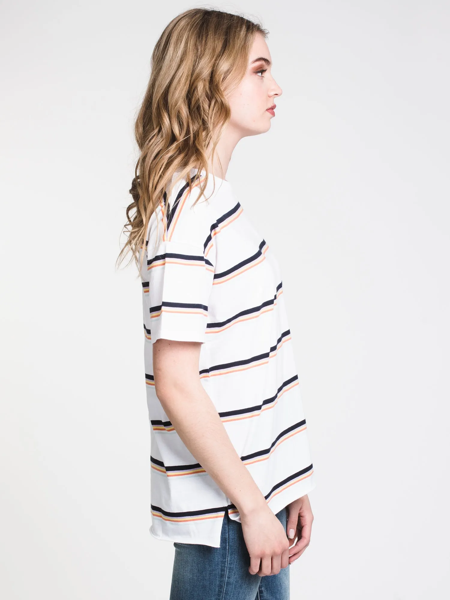 WOMENS BOYFRIEND STRIPE TEE - CLEARANCE sold by Boathouse product image thumbnail 3
