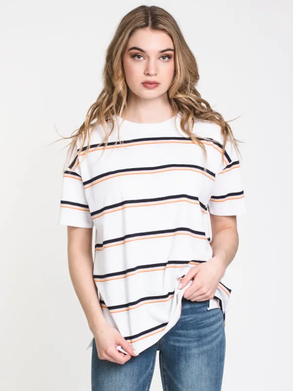 WOMENS BOYFRIEND STRIPE TEE - CLEARANCE sold by Boathouse