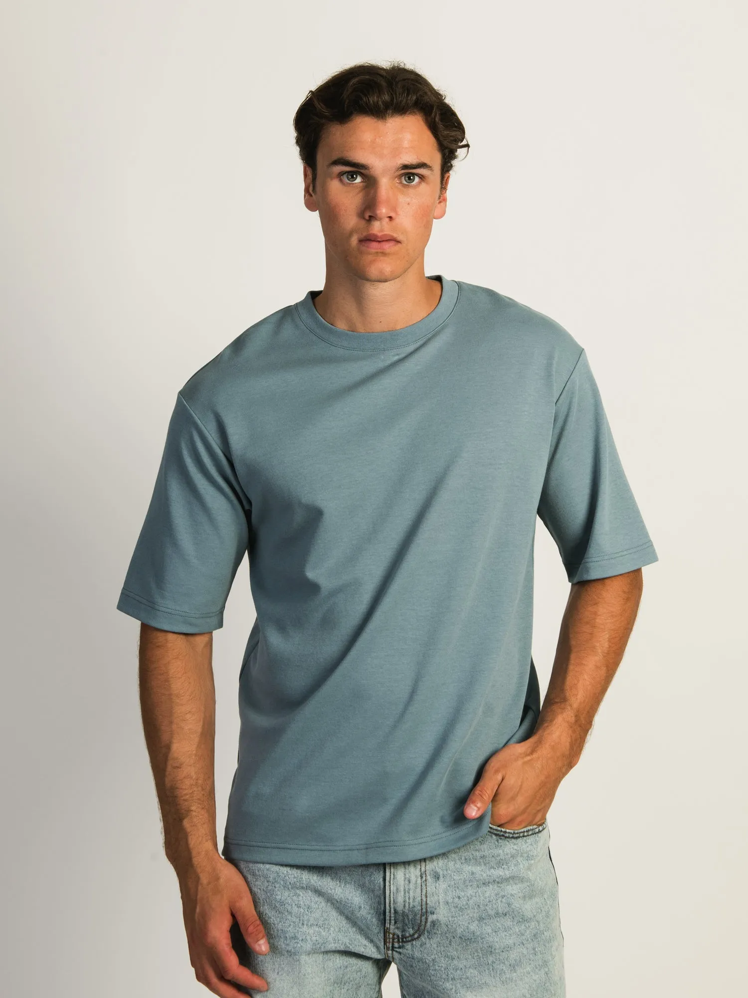 BOXY FIT TEE- CITADEL BLUE sold by Boathouse