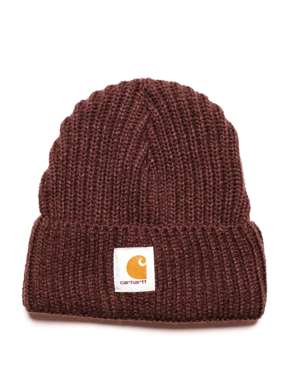 CARHARTT RIB KNIT BEANIE - DEEP WINE - CLEARANCE sold by Boathouse