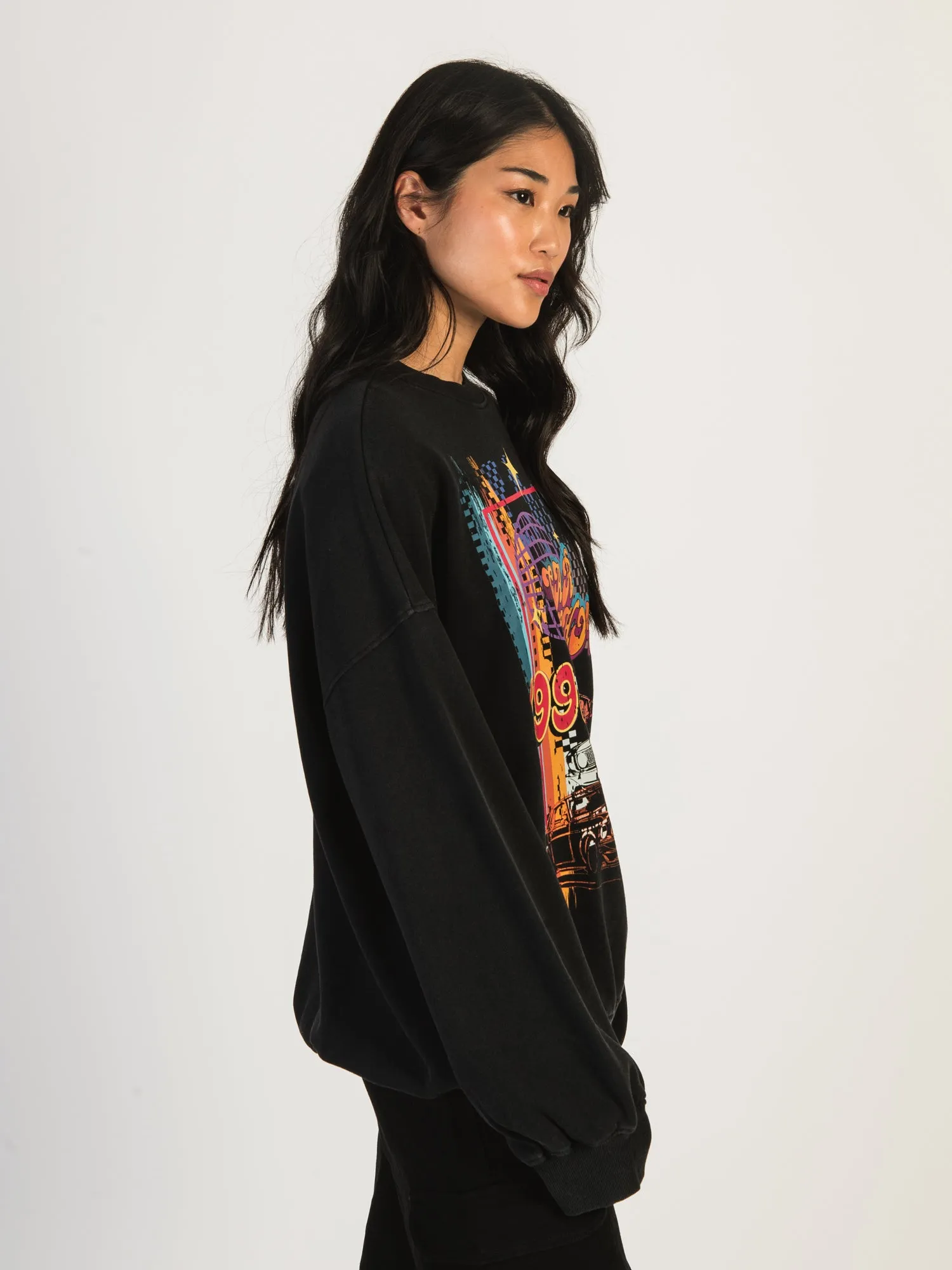 HARLOW MICHELLE CREW SWEATSHIRT - BLACK - CLEARANCE sold by Boathouse product image thumbnail 3