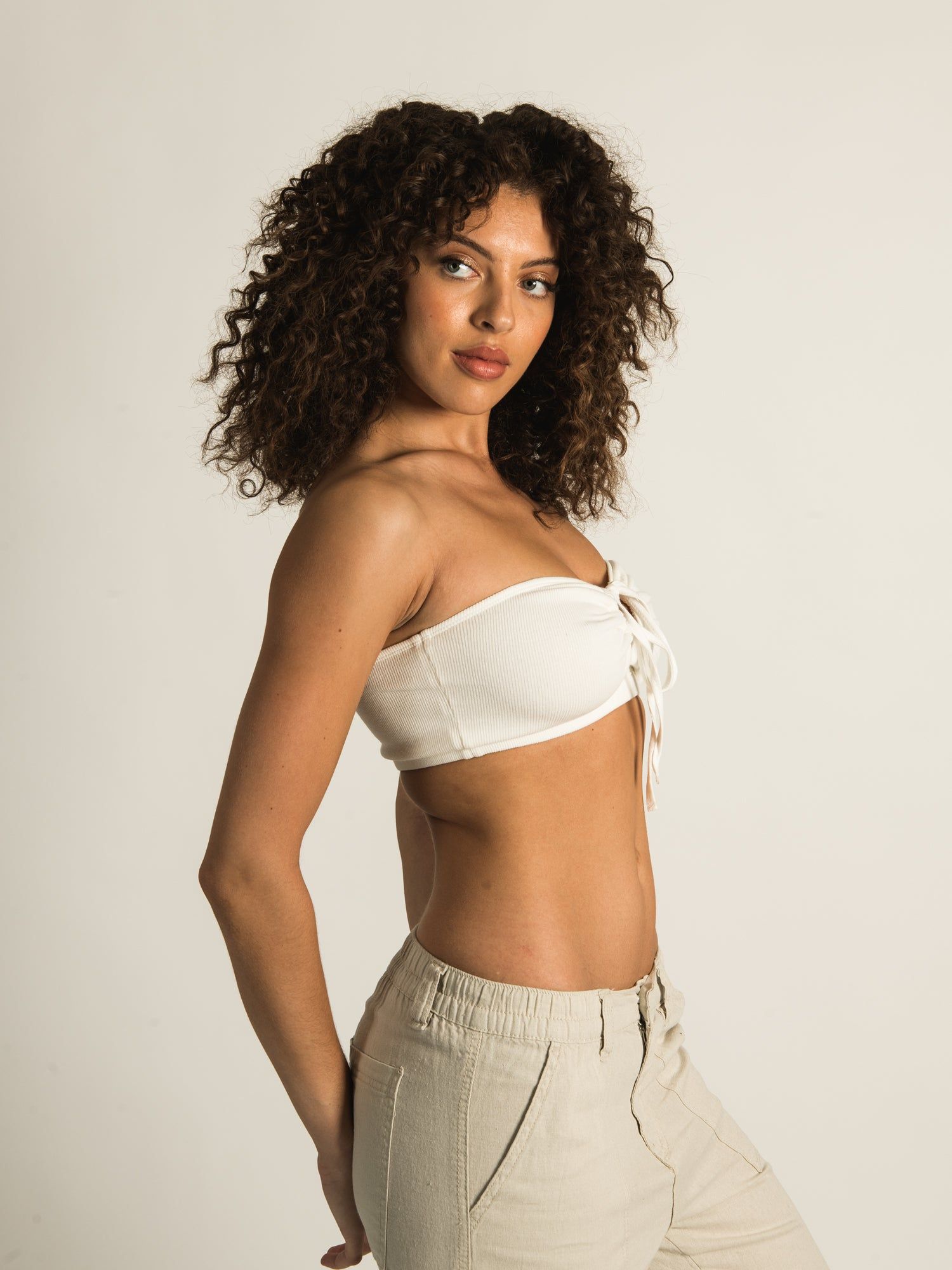 HARLOW TWIST HALTER TOP - CLEARANCE sold by Boathouse product image thumbnail 2