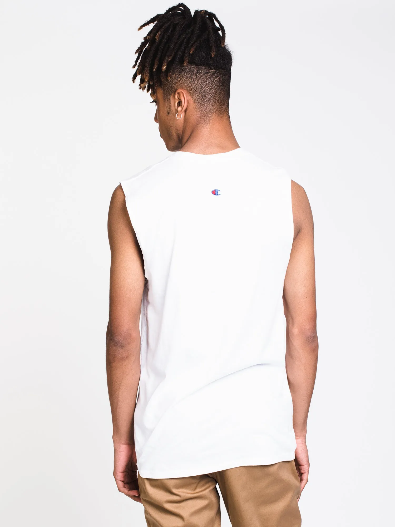 MENS GRAPHIC MSCLE TANK - WHITE - CLEARANCE sold by Boathouse product image thumbnail 2
