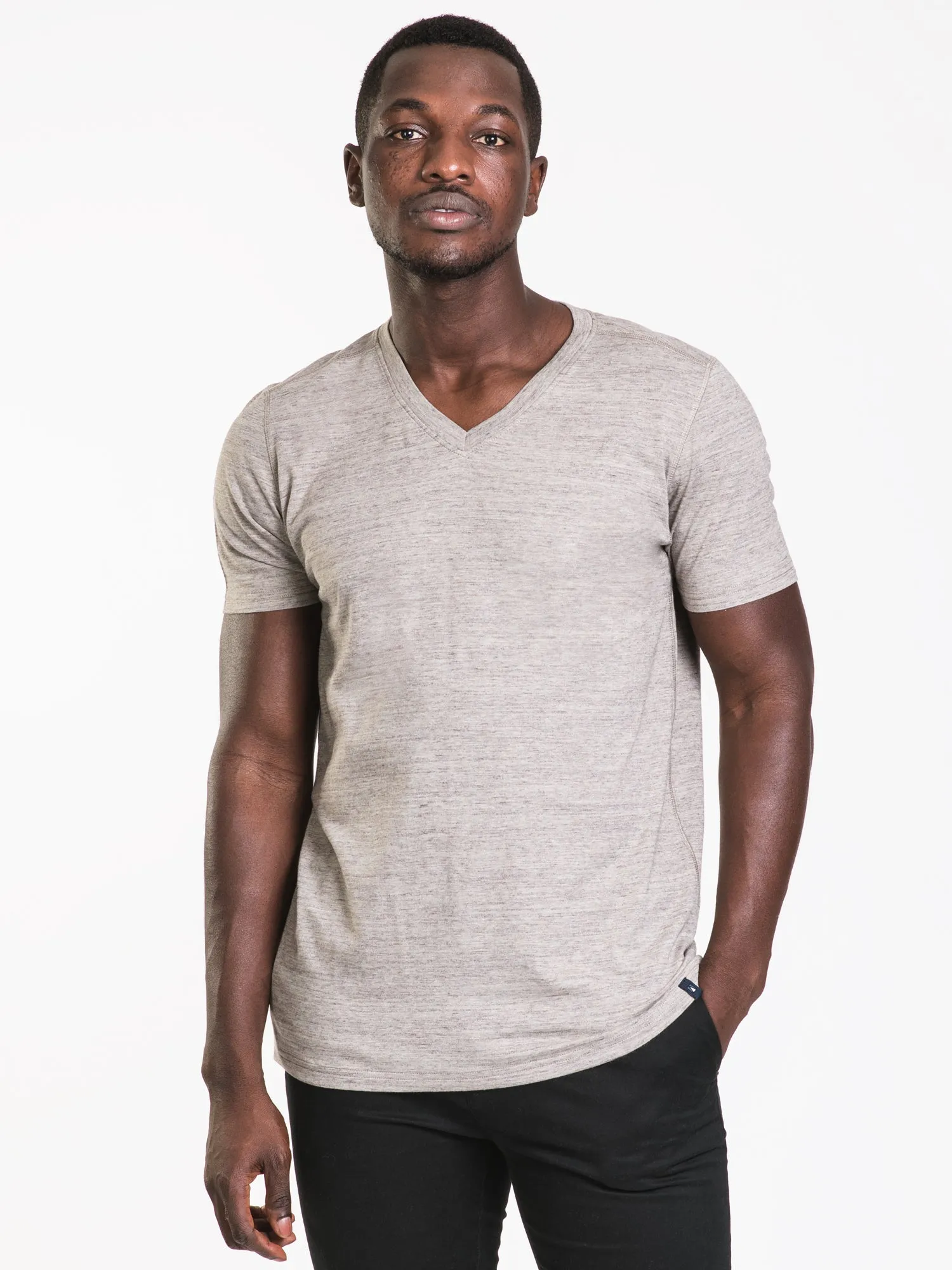 KOLBY SIG MELANGE V-NECK TEE - CLEARANCE sold by Boathouse