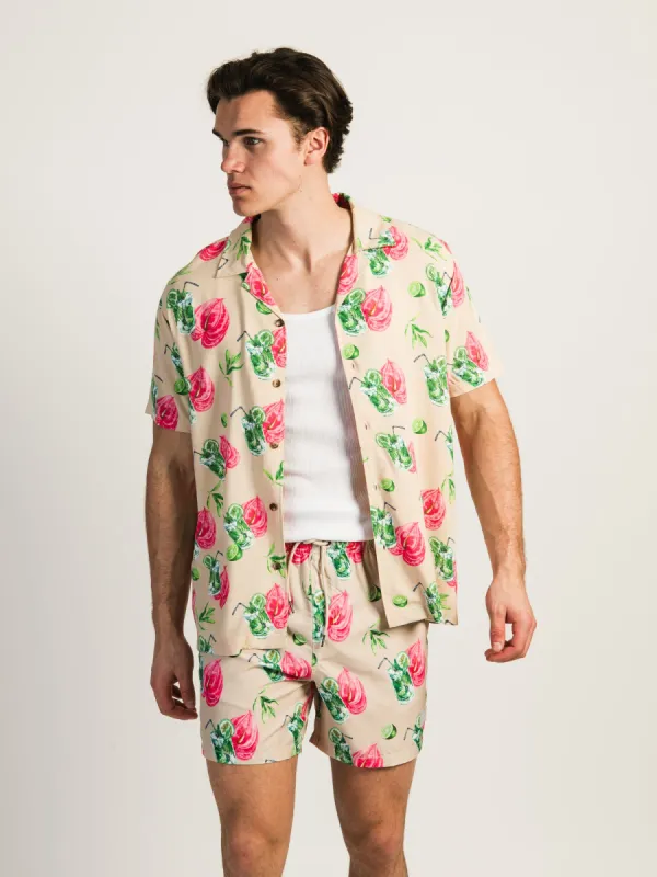 ISLAND HAZE FLORAL MARG WOVEN SHORT SLEEVE SHIRT sold by Boathouse