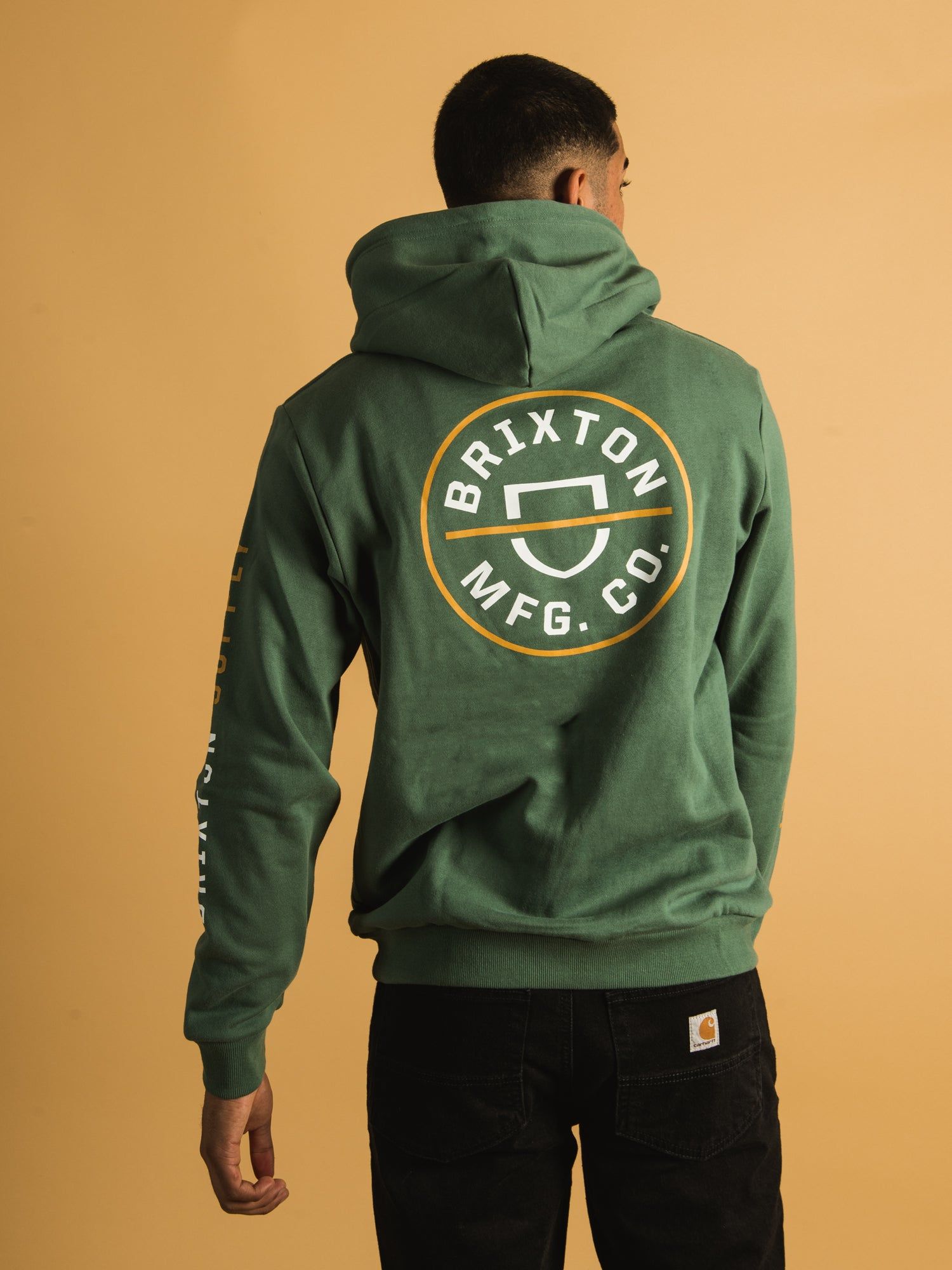 BRIXTON CREST PULLOVER HOODIE sold by Boathouse