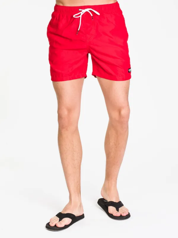 ISLAND HAZE RED WAVE 15" VOLLEY SHORT  - CLEARANCE sold by Boathouse