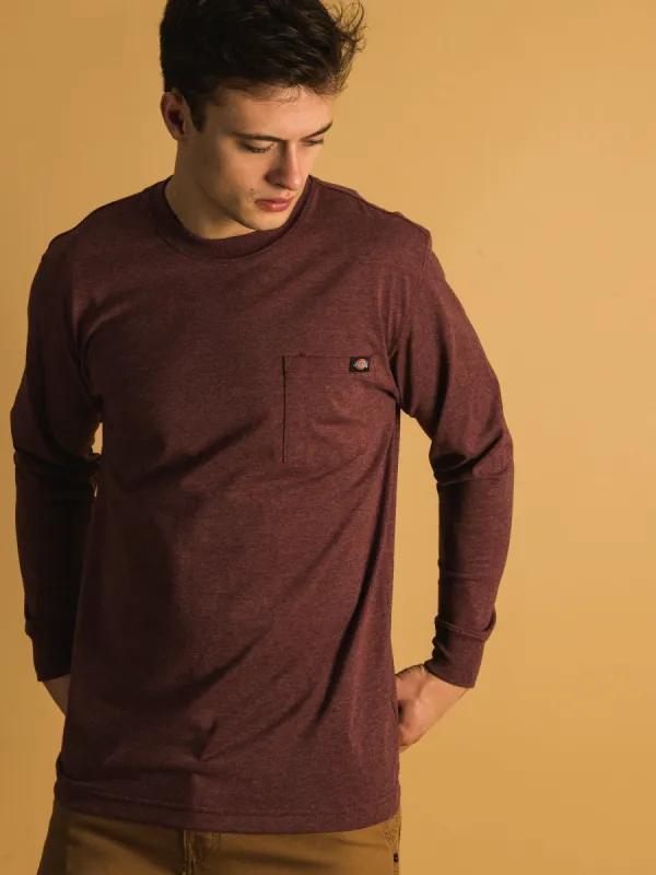 DICKIES HEAVYWEIGHT LONG SLEEVE POCKET T-SHIRT - CLEARANCE sold by Boathouse