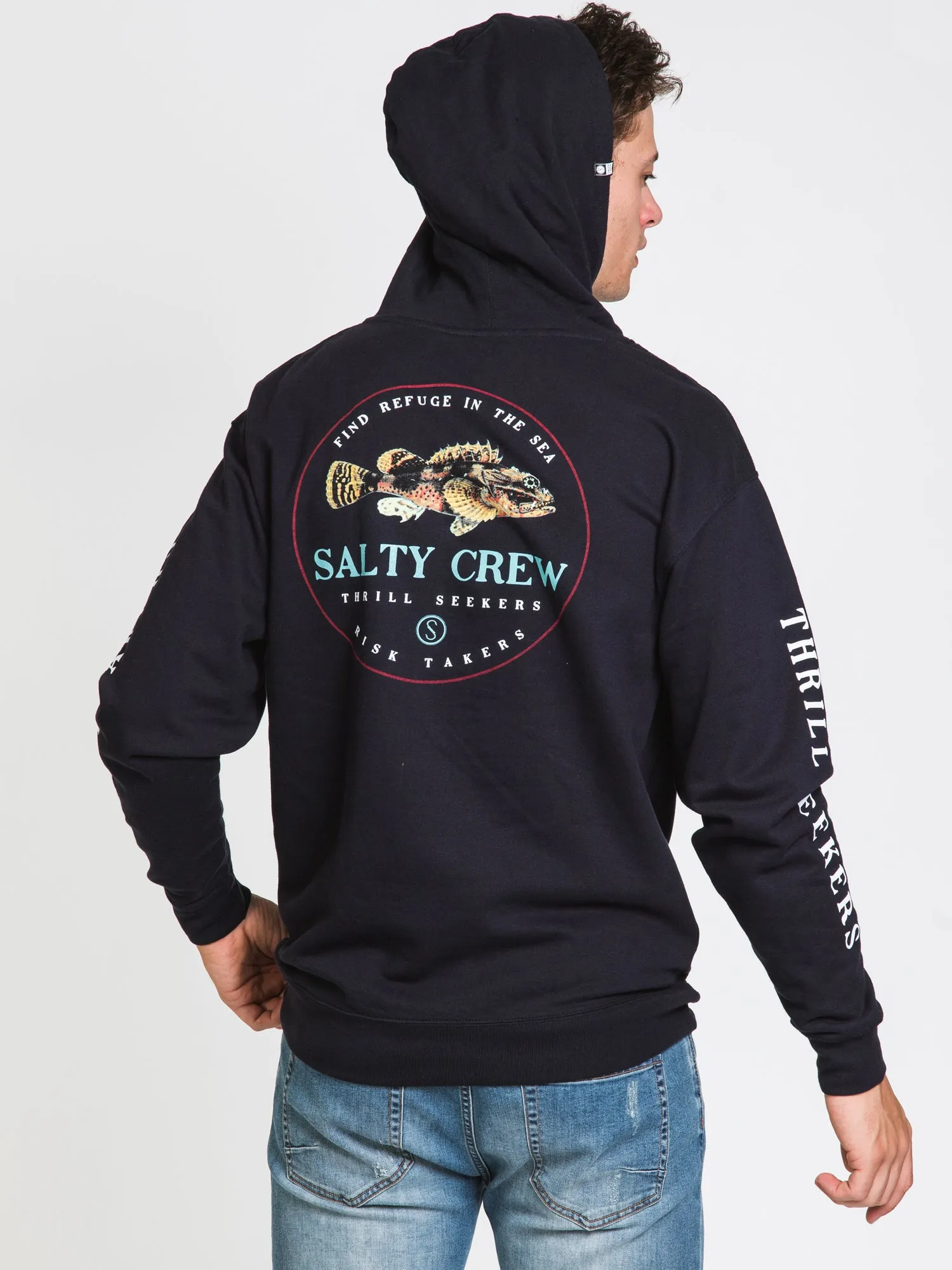 SALTY CREW BOTTOM FEEDER PULLOVER HOODIE - CLEARANCE sold by Boathouse product image thumbnail 2