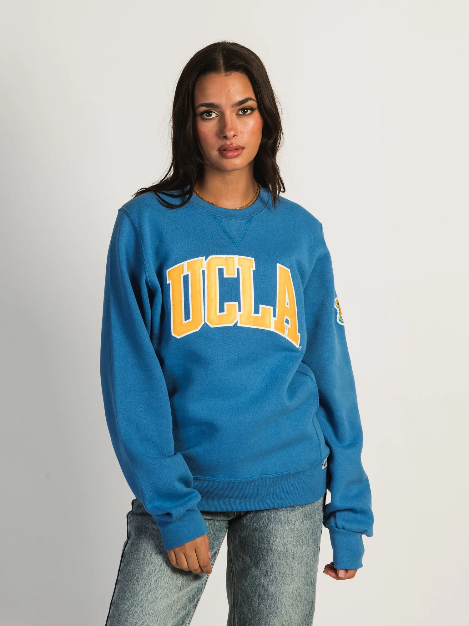NCAA UCLA SLEEVE EMBROIDERED CREW sold by Boathouse product image thumbnail 2