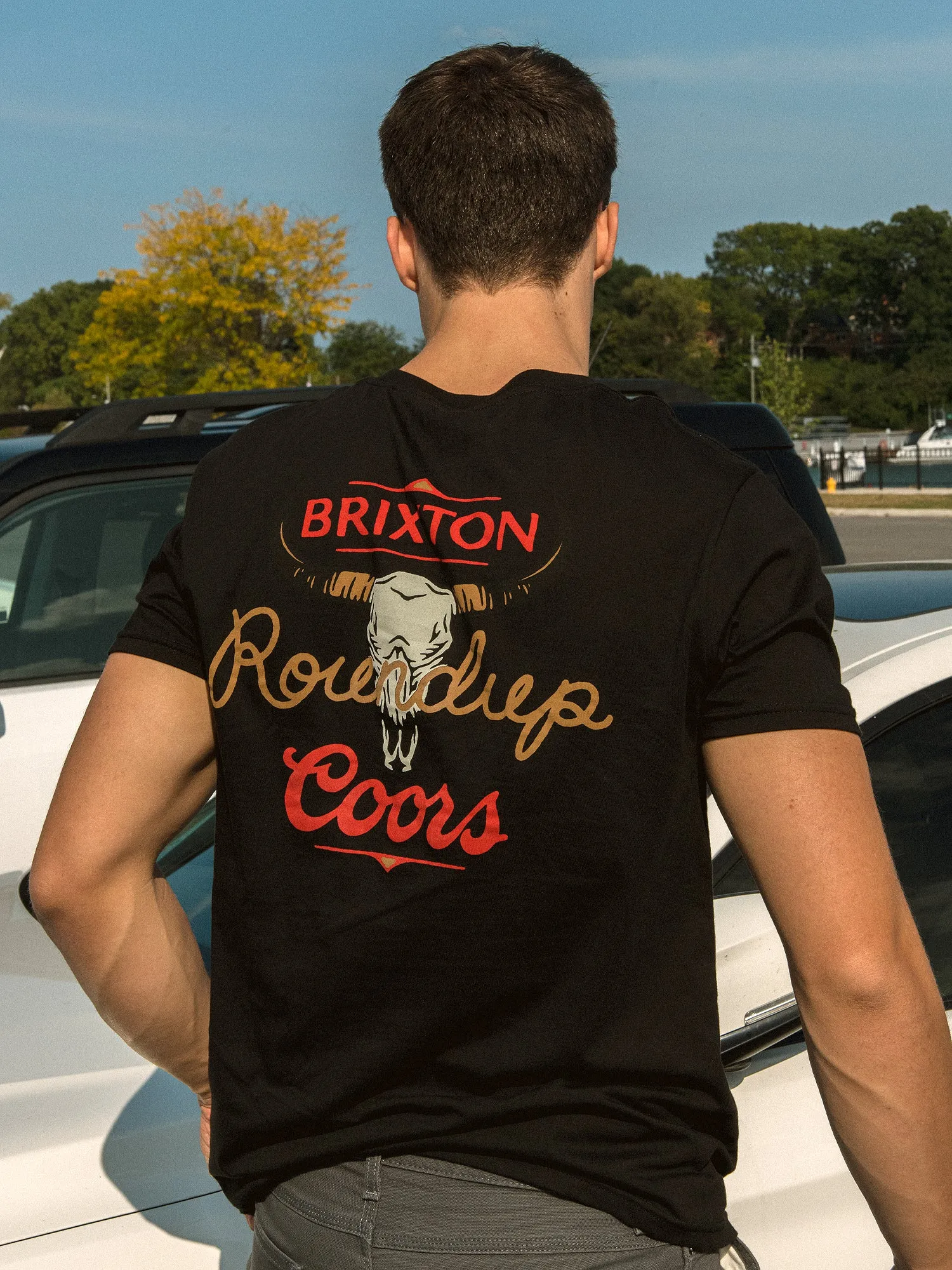 BRIXTON COORS ROUND UP T-SHIRT sold by Boathouse