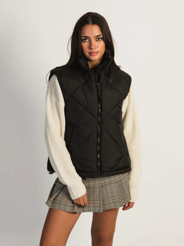 B.YOUNG BOMINA QUILTED PUFFER VEST sold by Boathouse