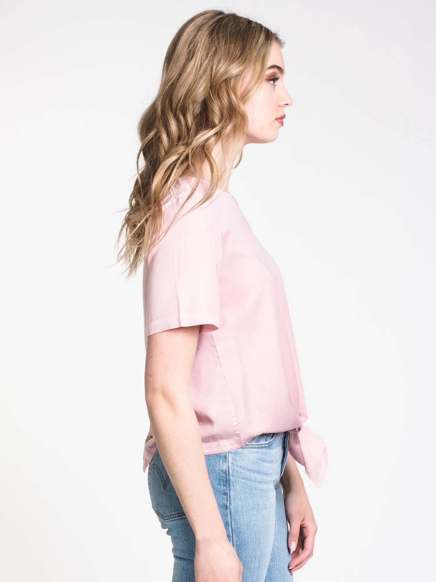WOMENS ROCHE SHORT SLEEVE TEE - QUARTZ PINK - CLEARANCE sold by Boathouse product image thumbnail 3