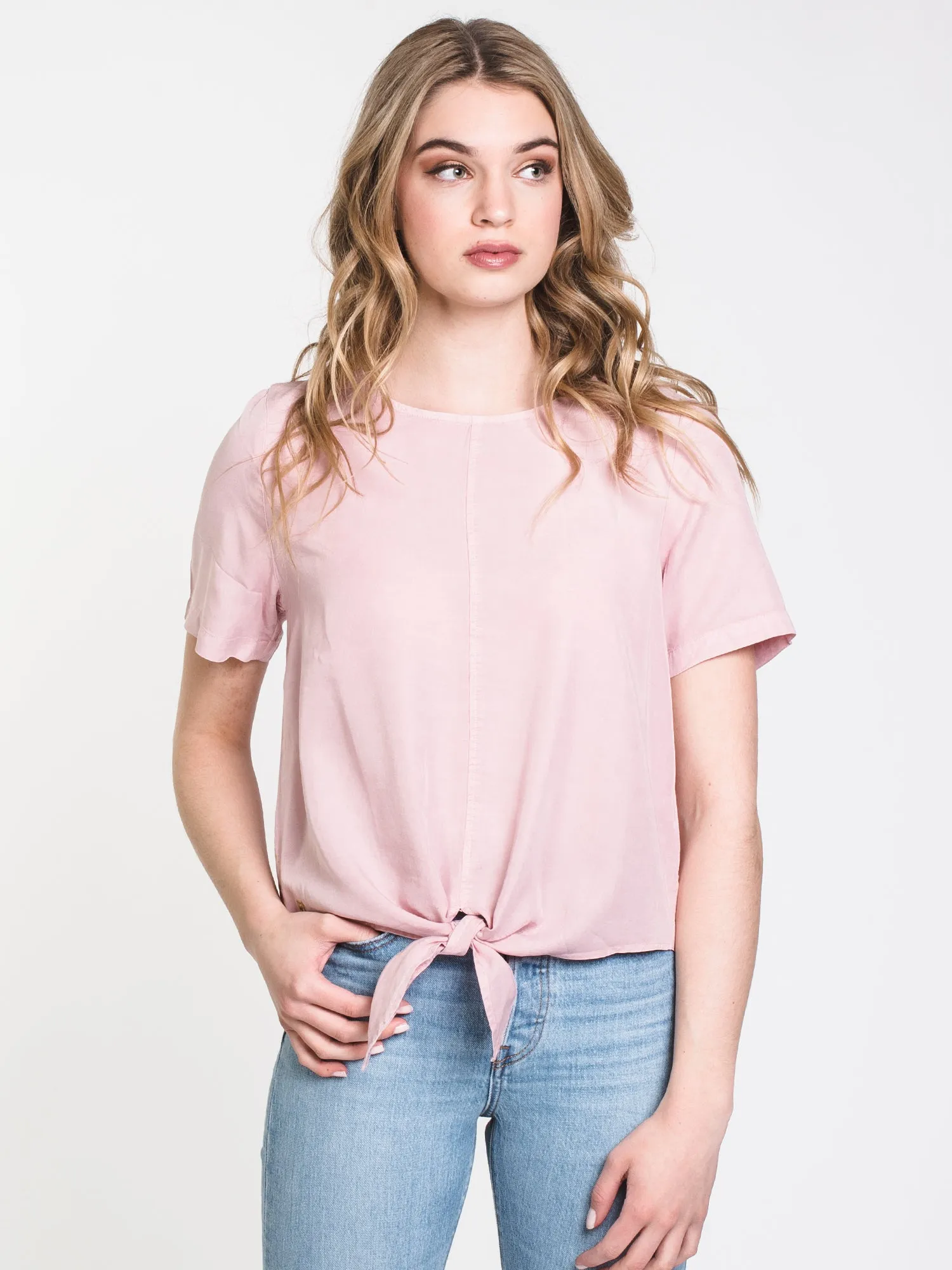 WOMENS ROCHE SHORT SLEEVE TEE - QUARTZ PINK - CLEARANCE sold by Boathouse