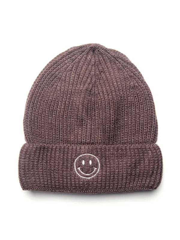 HARLOW RIBBED EMBROIDERED BEANIE - CLEARANCE sold by Boathouse