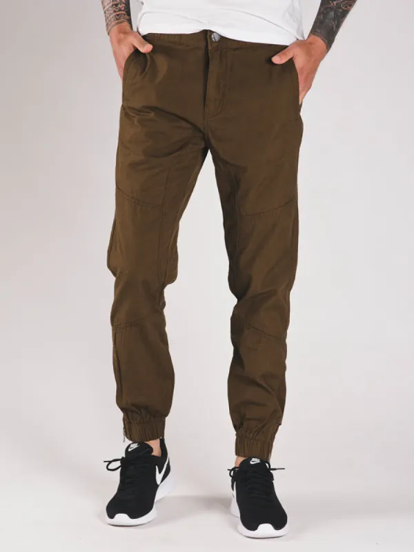 MENS CANVAS JOGGERS - CLEARANCE made by Boathouse